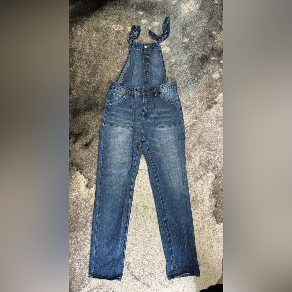 Blue Denim Overalls